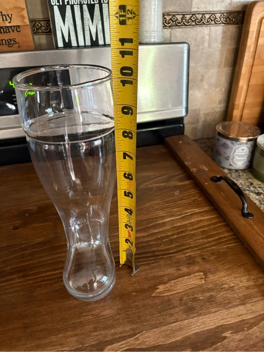 🍺VINTAGE Clear Glass Beer Boot